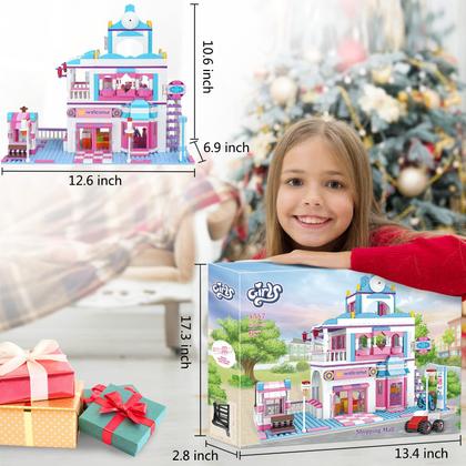 Imagem de Conjunto de construção BRICK STORY Dream Girls Friends Shopping Mall 808 unidades