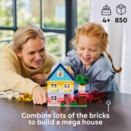 Imagem de Conjunto de construção LEGO Classic Creative Houses 11035 para crianças