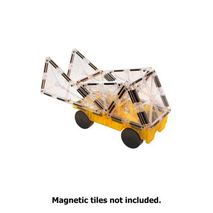 Imagem de Conjunto de construção magnética MAGNA-TILES Cars Green & Yellow