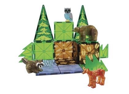 Imagem de Conjunto de construção magnética MAGNA-TILES Forest Animals 25 unidades