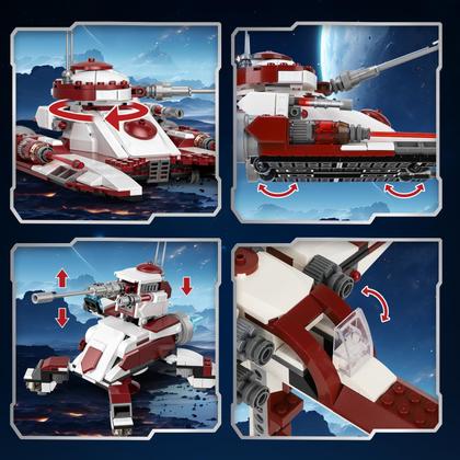 Imagem de Conjunto de construção QLT 3 em 1 Space Wars Space Wing Fighter de 6 anos ou mais