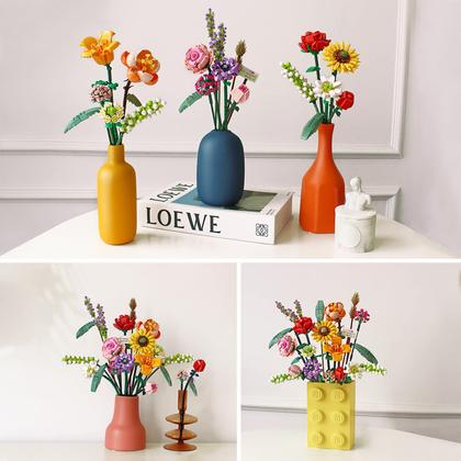 Imagem de Conjunto de construção QLT Mini Bricks Flower Bouquet 547 peças