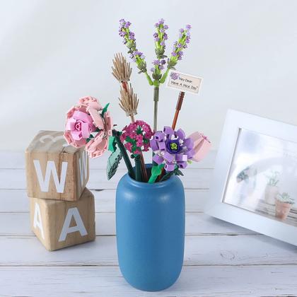 Imagem de Conjunto de construção QLT Mini Bricks Flower Bouquet 547 peças