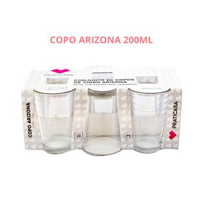 Imagem de Conjunto de Copo com 6 unidades 200ml de Vidro