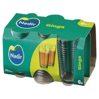 Imagem de Conjunto de Copos 280ml Ginga 6 Peças - Nadir - NADIR FIGUEIREDO