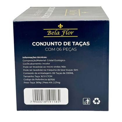 Imagem de Conjunto de Copos 340ml Com 6 Peças