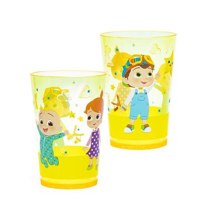 Imagem de Conjunto de copos Nesting Zak Designs CocoMelon Kids, 430 ml, pacote com 4