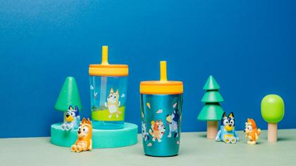 Imagem de Conjunto de copos Zak Designs Bluey Kelso 450 ml, 3 unidades para crianças