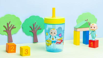 Imagem de Conjunto de Copos Zak Designs Cocomelon Kelso 450ml - Para Crianças