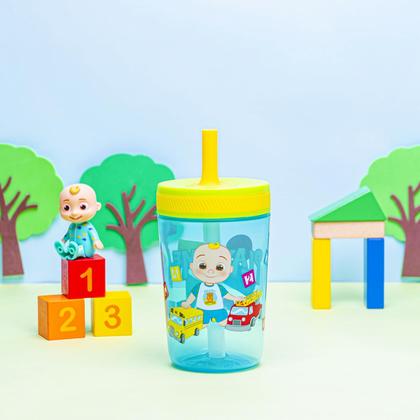 Imagem de Conjunto de Copos Zak Designs Cocomelon Kelso 450ml - Para Crianças