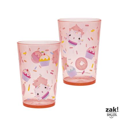 Imagem de Conjunto de copos Zak Designs DreamWorks Gabby's Dollhouse, 430 ml, pacote com 4