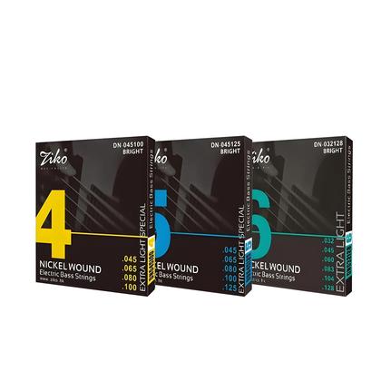 Imagem de Conjunto De Cordas Para Baixo Elétrico 5 10 Peças Aço Carbono Liga Hexagonal Para Baixo De 4 5 6