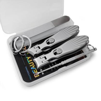 Imagem de Conjunto de cortadores de unhas VOGARB curvado e inclinado para unhas grossas