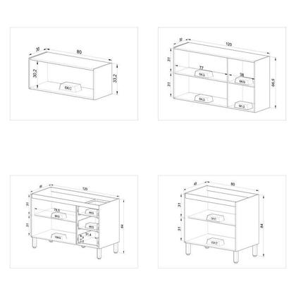 Imagem de Conjunto de Cozinha Cedro