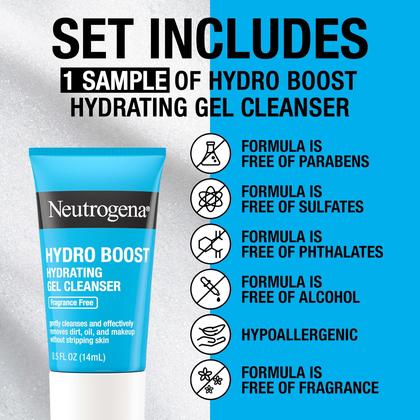 Imagem de Conjunto de cuidados com a pele Neutrogena Hydro Boost de 72 horas de hidratação 50 mL x2