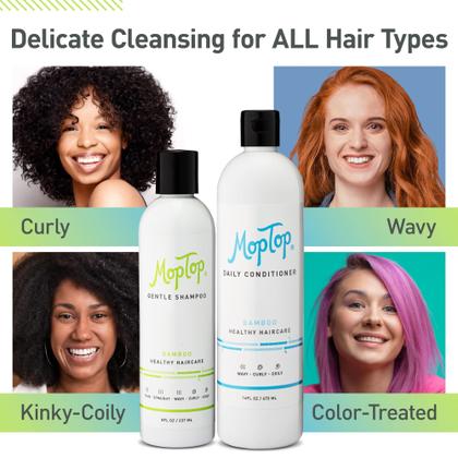Imagem de Conjunto de cuidados com o cabelo MopTop Gentle Shampoo + Condicionador Diário