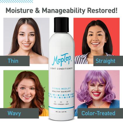 Imagem de Conjunto de cuidados com o cabelo MopTop Gentle Shampoo + Light Conditioner