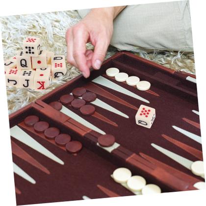 Imagem de Conjunto de dados de pôquer STAHAD, 15 peças, Alphabet Dice Party Supplies