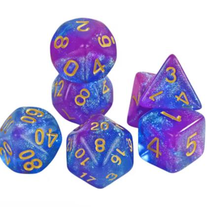 Imagem de Conjunto De Dados Para Rpg Com Sete Dados Dd