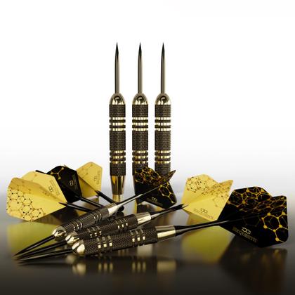 Imagem de Conjunto de dardos CC-Exquisite Premium Steel Tip com barris de latão