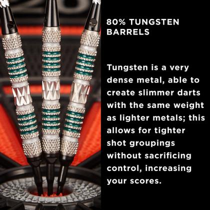 Imagem de Conjunto de dardos Viper Astro 80% Tungsten Soft Tip 18 g com estojo