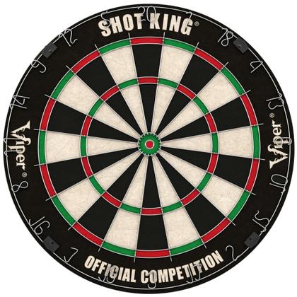 Imagem de Conjunto de dardos Viper Shot King Steel Tip com 6 dardos pretos