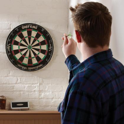 Imagem de Conjunto de dardos Viper Shot King Steel Tip com 6 dardos pretos