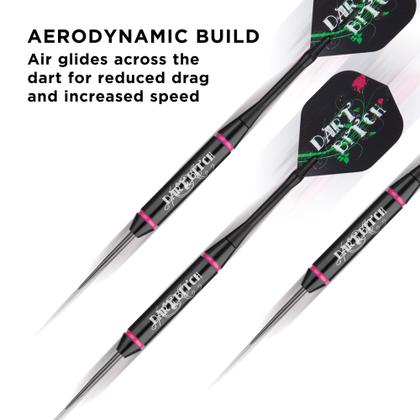 Imagem de Conjunto de dardos Viper Vanity Series Dart B*tch Steel Tip 22g com estojo