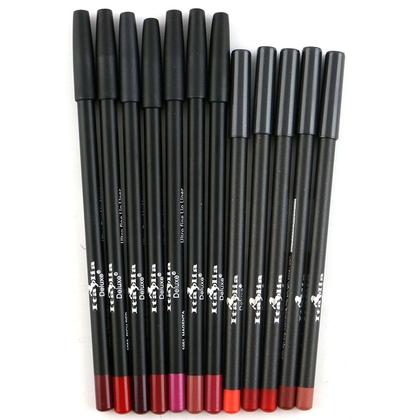 Imagem de Conjunto de Delineadores Labiais Italia Deluxe - 12 Cores Ultrafinas