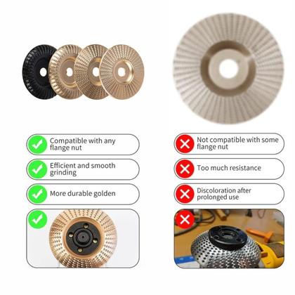 Imagem de Conjunto de discos de escultura em madeira, pacote com 5 unidades para rebarbadora JAKIRRAMY