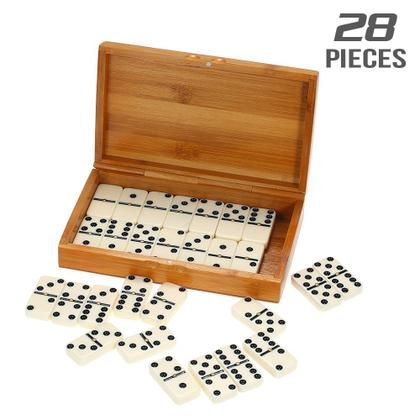 Imagem de Conjunto de dominós XIXIAN Dominoes Double Six com 28 peças