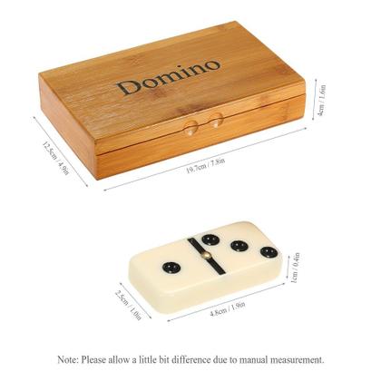 Imagem de Conjunto de dominós XIXIAN Dominoes Double Six com 28 peças