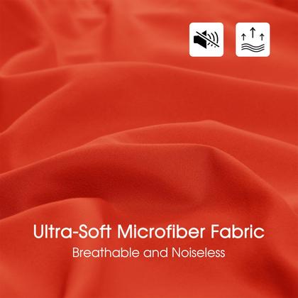 Imagem de Conjunto de edredom Basic Beyond King Size Orange Reversível