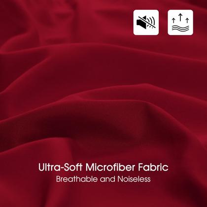 Imagem de Conjunto de edredom Basic Beyond Queen Vermelho/Preto Reversível