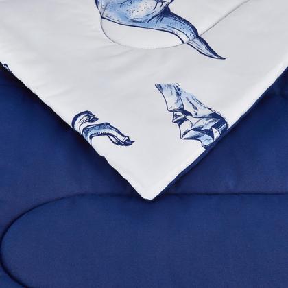 Imagem de Conjunto de edredom e travesseiro Amazon Basics Twin Dinosaur