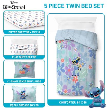 Imagem de Conjunto de edredom Jay Franco Disney Lilo and Stitch Twin Size