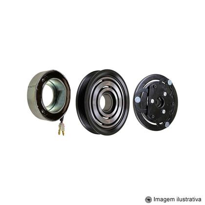 Imagem de Conjunto de Embreagem do Compressor Calsonic Uno Palio Novo Uno