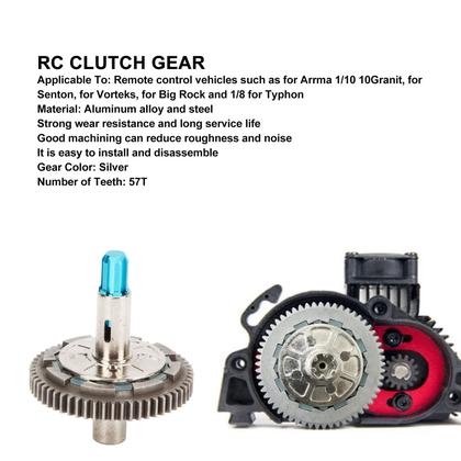 Imagem de Conjunto de embreagem RC Clutch Spur Gear Slipper para 1/10 Arrma Senton