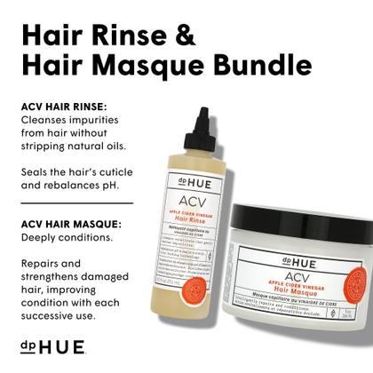 Imagem de Conjunto de enxágue e máscara de cabelo DPhue, vinagre de maçã
