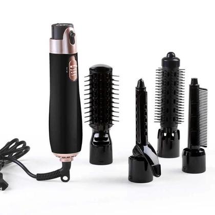 Imagem de Conjunto De Escova Secadora Profissional 4 Em 1 Com Íons Negativos, Secador De Cabelo De Ar Quente