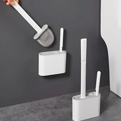 Imagem de Conjunto De Escovas Limpeza Banheiro Vaso Sanitário Suporte