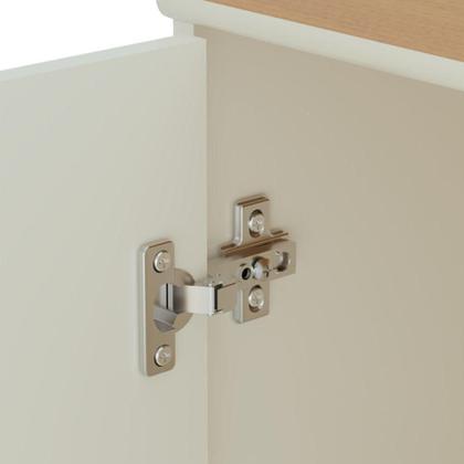 Imagem de Conjunto De Escritório 4 Peças Tech Office 2 Mesas E 2 Apara - Off White E Cedro Off White E Cedro