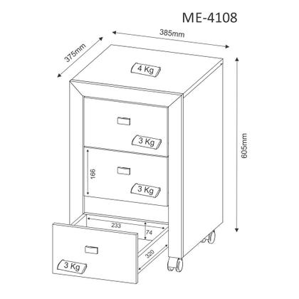 Imagem de Conjunto de Escritório com Escrivaninha 02 pç CJ18-084 Tecnomóbili