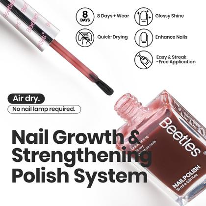 Imagem de Conjunto de esmaltes Beetles Jelly 6 Colors Sheer Pink 15mL