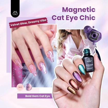 Imagem de Conjunto de esmaltes besouros, gel de 100 cores, 119 unidades com camada superior básica