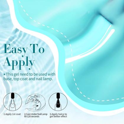 Imagem de Conjunto de esmaltes Born Pretty Jelly Gel Spring Summer 7 ml 6 unidades