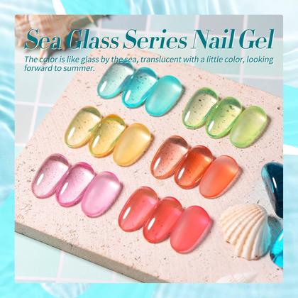 Imagem de Conjunto de esmaltes Born Pretty Jelly Gel Spring Summer 7 ml 6 unidades
