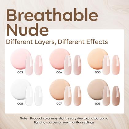 Imagem de Conjunto de esmaltes Builder Gel, modelo, 6 cores, 7 ml