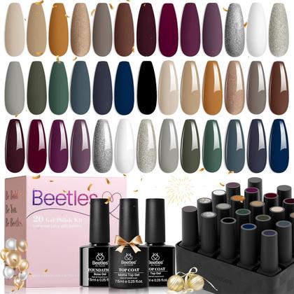 Imagem de Conjunto de esmaltes de gel besouros, 23 unidades de ano novo para mulheres