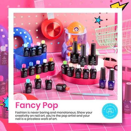 Imagem de Conjunto de Esmaltes em Gel Beetles - 24 Unidades com Base e Top Coat